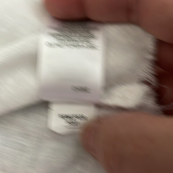 H&M white linen button up top size extra large - Picture 4 of 7